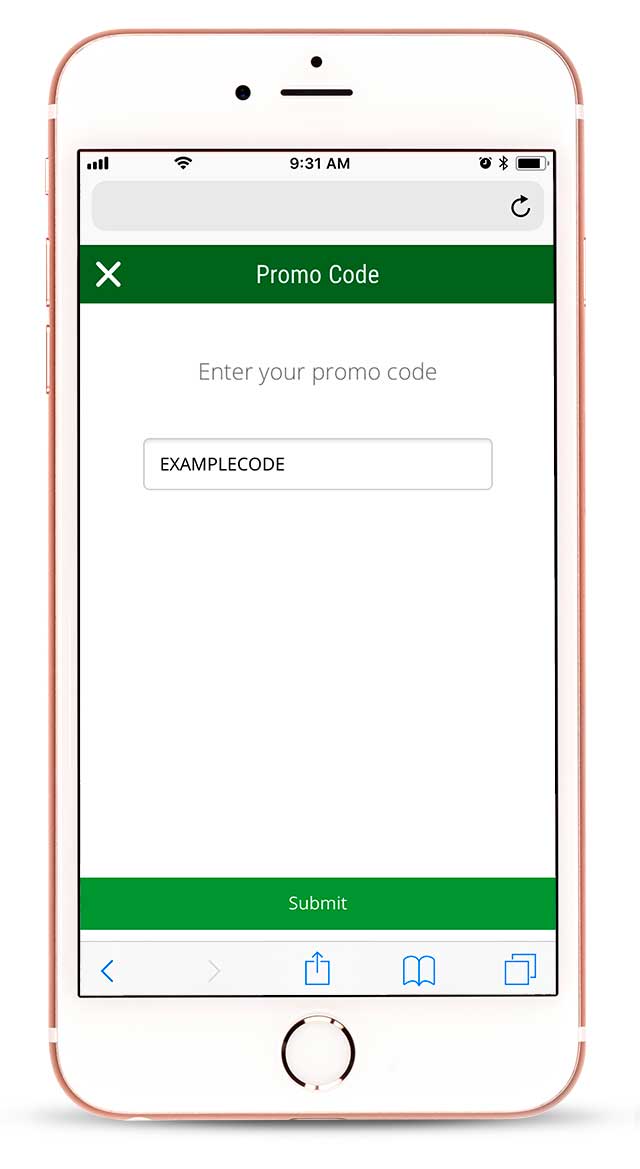 Promo code